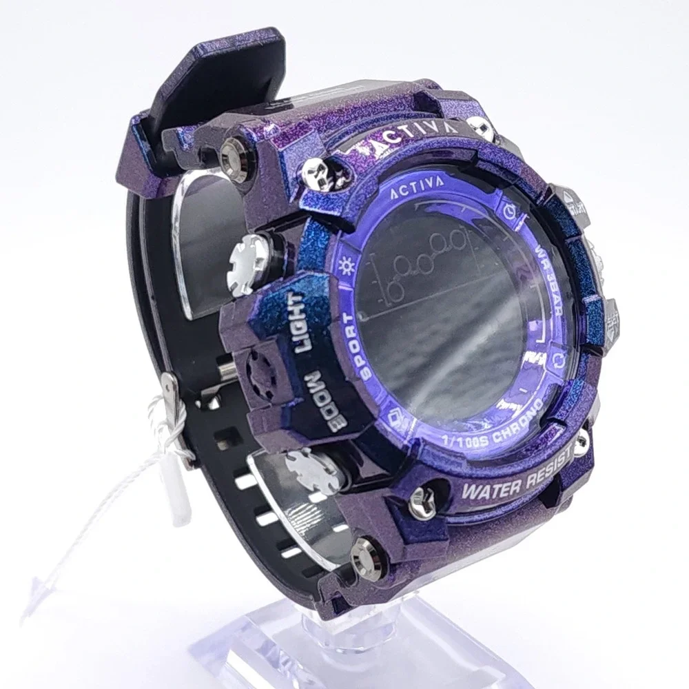 Activa X Invicta Summit Digital Watch 50mm Iridescent Purple Watch